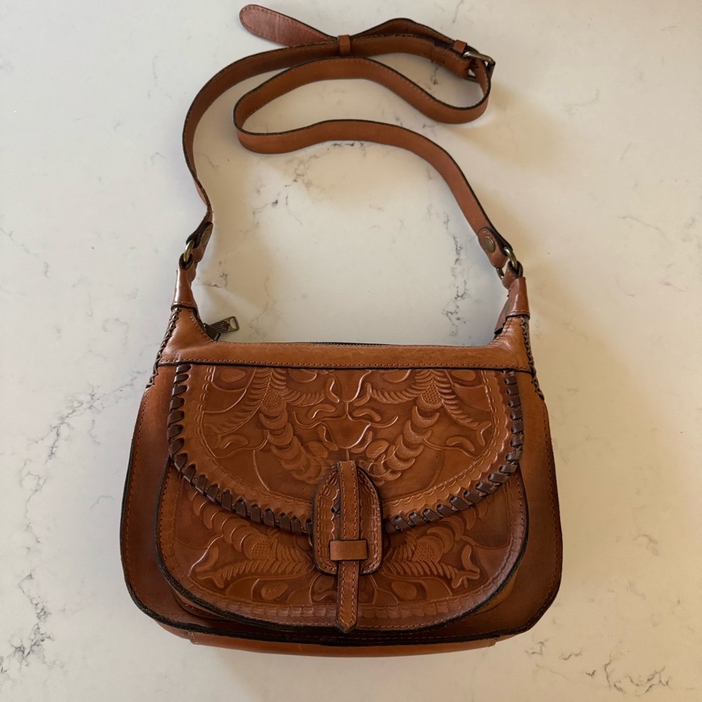 Patricia Nash Tooled Leather Crossbody